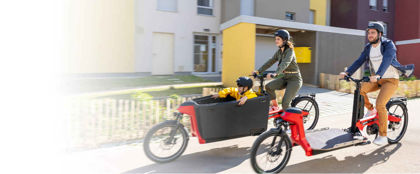 Vélo cargo : le bi-porteur 100% électrique